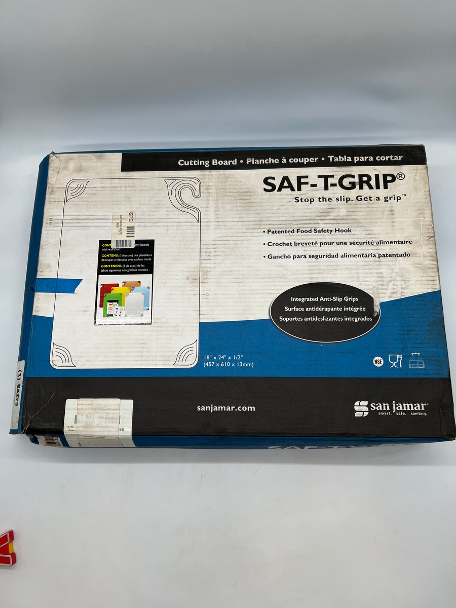 Saf-T-Grip Cutting Board, 18'' x 24'' x 1/2'', anti-slip