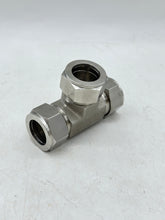 Load image into Gallery viewer, SHF SUT-16 1&quot; Tube Union Tee, Double Ferrule, 316 SS (No Box)