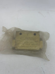 Circle Seal 459B-2PPP Brass Shuttle Valve, 1/4" NPTF, 3000 PSI (No Box)