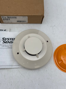 System Sensor 2151 Detector Head (New)