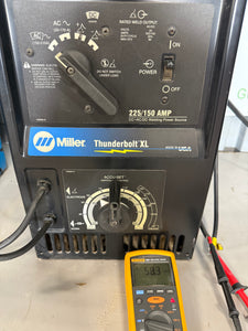 Miller 903642 Thunderbolt XL 225/150A AC/DC Stick Welding Power Source (Used)