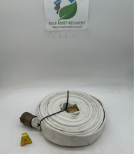 Load image into Gallery viewer, KBH Industries Key Hose 1-1/2&quot; x 75’ Rubber Lined Fire Hose, Brass Couplings (No Box)