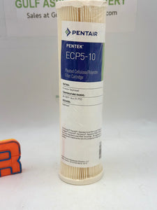 Pentair Pentek ECP5-10 Pleated Sediment Water Filter *Lot of (10)* (No Box)