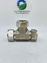 Load image into Gallery viewer, SHF SUT-16 1&quot; Tube Union Tee, Double Ferrule, 316 SS (No Box)