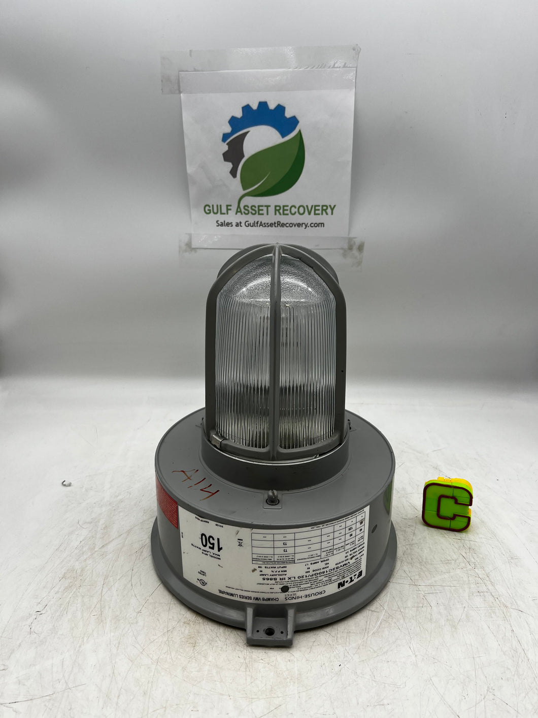 Eaton Crouse-Hinds Champ VMVS2C150GP/120-LX-IR-S865 Luminaire *No Base* (Used)