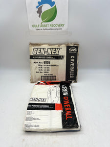 SAS Safety Corp 6855 Gen-Nex Professional Grade Coverall 2XL *Lot of (21)* (Open Box)