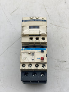 Telemecanique LC1D18G7 Contactor w/ LRD10 Overload Relay (Used)