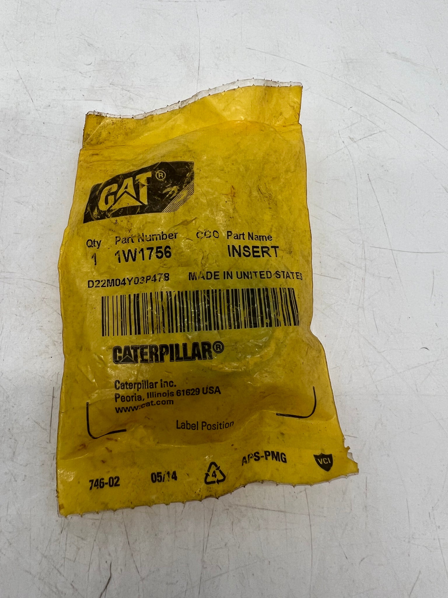 Caterpillar 4N-5893 Insert *Lot of (2)* (New) – Gulf Asset Recovery