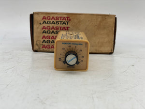 Agastat STARX012XXALXA Timing Relay, 120VAC/DC .33-10m (Open Box)