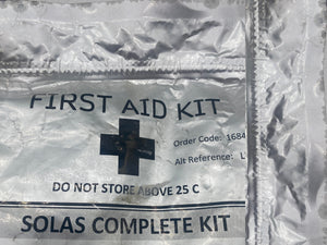 Wells Offshore LFA2LR First Aid Kit, Solas Complete Kit, Exp: 08/2024 (New)