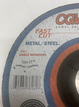 Load image into Gallery viewer, CGW 36261 A24RBF Grinding Wheel 7x1/4x7/8” Metal/Steel *Lot of (23)* (No Box)