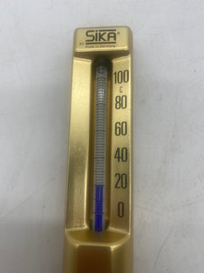 SIKA 1742101104021 174B Glass Tube Thermometer Brass 0-100 DegC, G 1/2/SW27 (No Box)