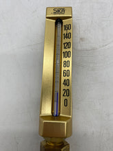 Load image into Gallery viewer, SIKA 1742161116021 174B Glass Tube Thermometer Brass 0-160 DegC 3/4&quot; BSP (No Box)