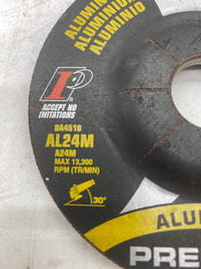 Pearl Abrasive AL24M Grinding Wheel, Alum. 4-1/2"x1/4"x7/8” T-27 *Box of (18)* (Open Box)