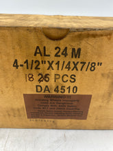 Load image into Gallery viewer, Pearl Abrasive AL24M Grinding Wheel, Alum. 4-1/2&quot;x1/4&quot;x7/8” T-27 *Box of (18)* (Open Box)