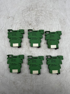 Phoenix Contact PLC-BSC-24DC/21-21 2967015 Relay Base Socket *Lot of (6)* (Used)