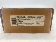 Load image into Gallery viewer, Sloan H700A Stop Assembly, Chrome Plate Finish *Lot of (2)* (New)