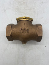 Load image into Gallery viewer, CDI Control Devices CB12 1-1/4&quot; Bronze Check Valve (New)