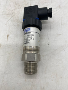 WIKA 8342275 Pressure Transmitter, 0-3000 PSI (Open Box)