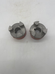 Lovejoy L095 20MM Jaw Coupling Set, No Insert, *Lot of (2) Sets* (No Box)