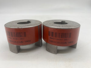 Lovejoy L095 20MM Jaw Coupling Set, No Insert, *Lot of (2) Sets* (No Box)