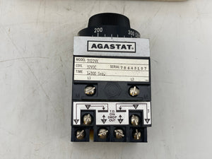 Agastat 7022VK Time Delay Relay 32VDC Coil 1-300 Seconds (Open Box)