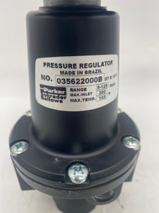 Parker 035622000B Pressure Regulator 5-125 PSIG, Adj. Handle Damaged (No Box)