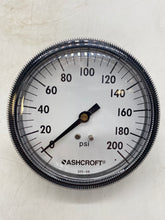 Load image into Gallery viewer, Ashcroft 35W1001TH-02B-XUC Pressure Gauge, 0-200PSI 3.5&quot; Dia *Lot of (4)* (Open Box)