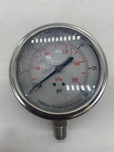 Load image into Gallery viewer, Grainger 4CFJ7A Pressure Gauge 0-30PSI Liq. Filled Btm Mount *Lot of (3)* (Open Box)