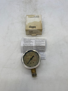 Grainger 5WZ63 Pressure Gauge 2000 PSI 2-1/2" 1/4"NPT Btm Mount *Lot of (2)* (Open Box)