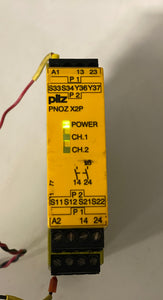 Pilz PNOZ X2P Safety Relay 24VAC/VDC 2 NO (Used)