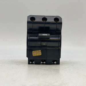 FPE CTL Type NB Stab-Lok Circuit Breaker 100A 240V 3-Pole (Used)