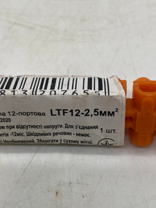 Simet LTF12-2.5MM Thermoplastic Terminal Block *Lot of (19)* (No Box)