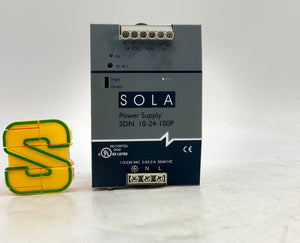 Sola SDN10-24-100P Power Supply 24VDC 10A (Used)