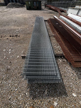 Load image into Gallery viewer, Grating 3’ x 23’-6&quot; x 1&quot; Galvanized Steel Bar Grating, Smooth (Used)