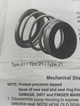 Load image into Gallery viewer, Flowserve Pac-Seal 177, 185, Type 21 Pump Mechanical Shaft Seal, 1.25&quot;, *Lot of (3)* (Open Box)