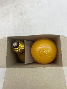 Feit Electric 60A/Y-130 A19 60W Standard Yellow Bug Light Bulb *Box of (12)* (Open Box)