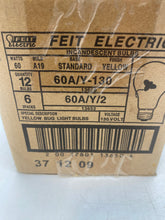 Load image into Gallery viewer, Feit Electric 60A/Y-130 A19 60W Standard Yellow Bug Light Bulb *Box of (12)* (Open Box)