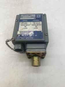 Square D 9012GAW6 Pressure Switch (No Box)