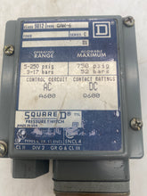 Load image into Gallery viewer, Square D 9012GAW6 Pressure Switch (No Box)