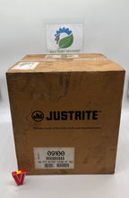 Load image into Gallery viewer, Justrite 09100 Oily Waste Can, 6Gal Foot Op. Self Close Cover Steel (New)