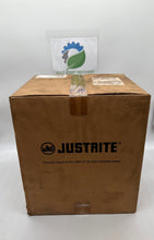 Load image into Gallery viewer, Justrite 09100 Oily Waste Can, 6Gal Foot Op. Self Close Cover Steel (New)