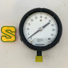 Load image into Gallery viewer, Ashcroft 60PSI Pressure Gauge 4&quot; Display (Used)