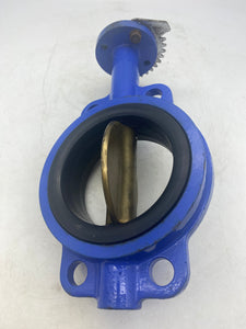 C&C C200 Wafer and Lug Style Butterfly Valve, 5", ANSI 150, *No Handle* (No Box)