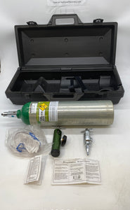 Mada 1529E Emergency Oxygen Kit w/ Regulator, Mask, Airgas Tank, Erie Fixed Regulator (Used)