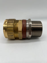 Load image into Gallery viewer, HAWKE Type 753 Cable Gland, Size E, 2-1/2&quot; NPT, Brass (Used)