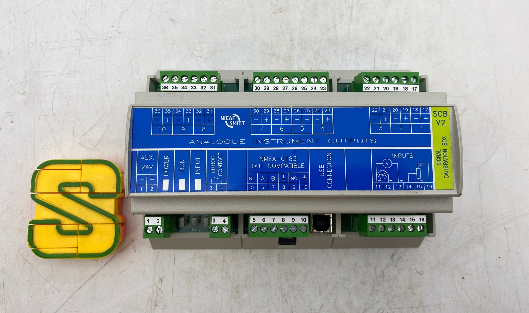 Raytheon Anschuetz SCB-RAI 10 Signal Calibration Box For Rudder Angle ...