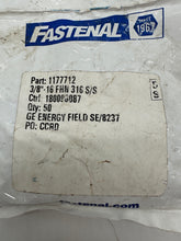 Load image into Gallery viewer, Fastenal 1177712 3/8&quot;-16 Hex Nuts, 316SS, *Lot of (97)* (Open Box)