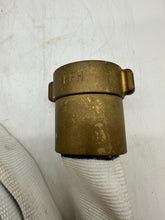 Load image into Gallery viewer, KBH Industries Key Hose 1-1/2&quot; x 75’ Rubber Lined Fire Hose, Brass Couplings (No Box)