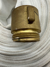 Load image into Gallery viewer, KBH Industries Key Hose 1-1/2&quot; x 75’ Rubber Lined Fire Hose, Brass Couplings (No Box)